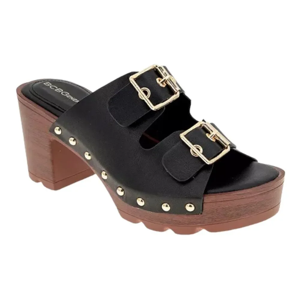 BCBGeneration Women’s Yolanda Peep Toe Clogs in the Size 9